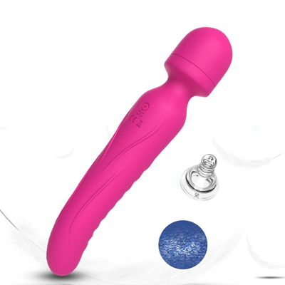 Doppelende Massager-intelligenter Heizung Handelsstabs-weicher Hals Dildo-Vibrator