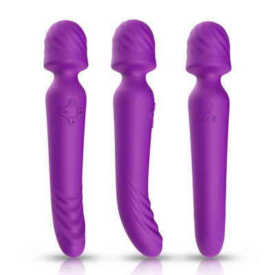 Weiches Silikon Bendable Handelsstab Massager-Hals-Doppelenden-intelligente Heizung