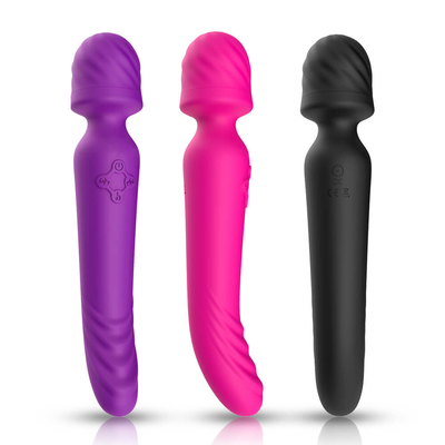 Weiches Silikon Bendable Handelsstab Massager-Hals-Doppelenden-intelligente Heizung