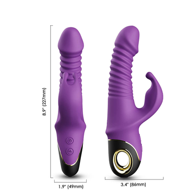 Magnetisches Aufladungskaninchen Dildo-großes drehendes Vibrator-Penis-Stoßen