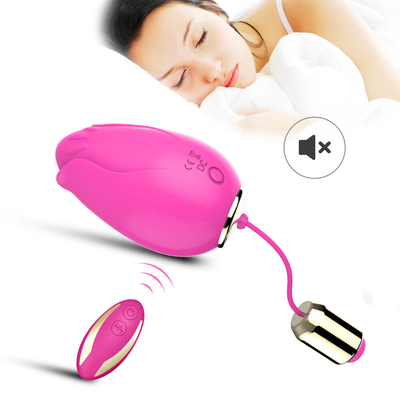 G-Stellen-vibrierendes Ei-Sexspielzeug zur Frauen-drahtlosen Steuerung Mini Flower Silicone