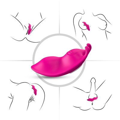 Wasser-beständiger magnetisches Clip-persönlicher Schlüpfer-Vibrator Bunny Clitoris Stimulation