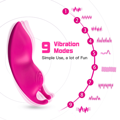 Wasser-beständiger magnetisches Clip-persönlicher Schlüpfer-Vibrator Bunny Clitoris Stimulation