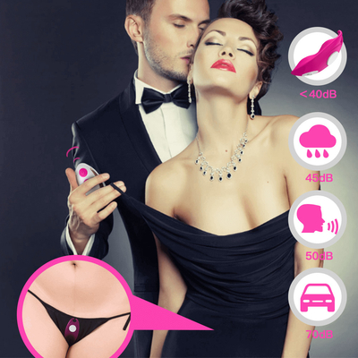 Wasser-beständiger magnetisches Clip-persönlicher Schlüpfer-Vibrator Bunny Clitoris Stimulation