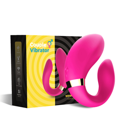 Doppelbewegungserschütterung Foreplay neckende Massager-Fernschwingungens-erwachsene Paar-Spielwaren