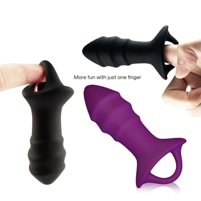 Prostatamassage-Sexspielzeug-Silikon-analer Stecker mit Fernbedienung