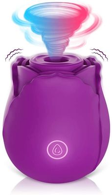 10 Modi Rose Clitoral Sucking Vibrator Rechargeable, die Vibrator für Frau saugt