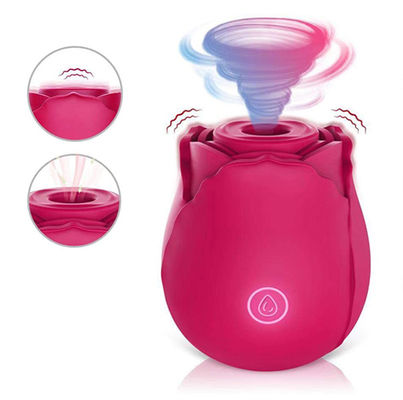 10 Modi Rose Clitoral Sucking Vibrator Rechargeable, die Vibrator für Frau saugt