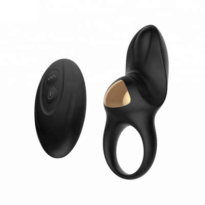 Schwarzer elektrischer tragbarer Massager-Silikon-Penis-Ärmel für Männer