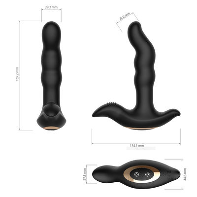 75 Minute-anales Stecker-Vibrator-Fernsteuerungssilikon-männliches Prostatamassager-Sex-Spielzeug