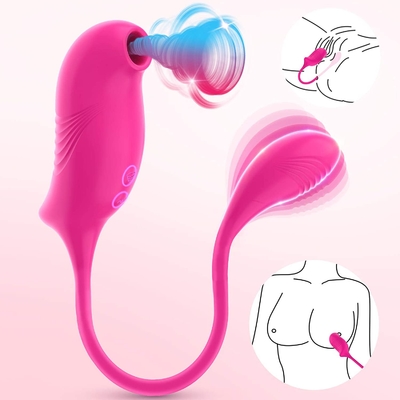 Drahtloses saugendes Vibrator-Sex-Spielzeug