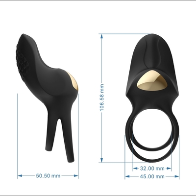 45*45mm Silikon-männliches Hahn-Ring Gay Penis Ring Male-Masturbator-Sex-Spielzeug