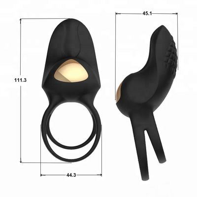 Wasser-beständiger Penis-Ring Sex Toy Gay Male-Masturbator-vibrierender Liebes-Hahn-Ring
