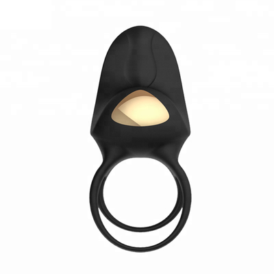 80 Minuten-weiches Silikon-Penis-Ärmel-Vibrierenliebes-Hahn-Ring ROHS FCC