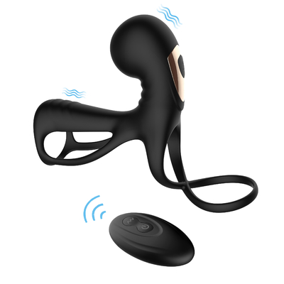 Massager die Prostata der Männer vibrierender männlicher Masturbator-Silikon-Penis-Handärmel