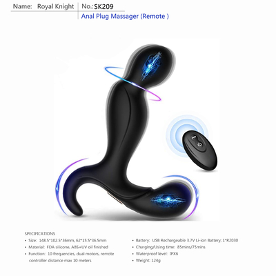 ODM-Soem 80 Minuten-erwachsene Spielwaren-Fernsteuerungsprostataanaler Vibrator Li Ion Battery