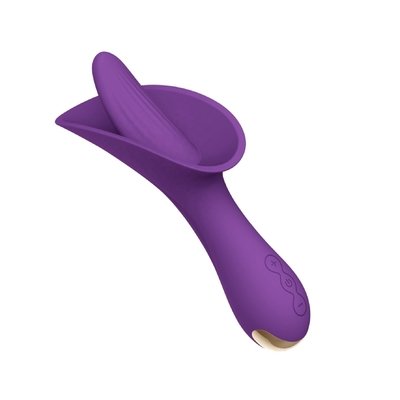 Clit-Kugel-Vibrator-Mundzungen-Anreger weicher Dildo-Vibrator 166.5*73.6*56.5mm
