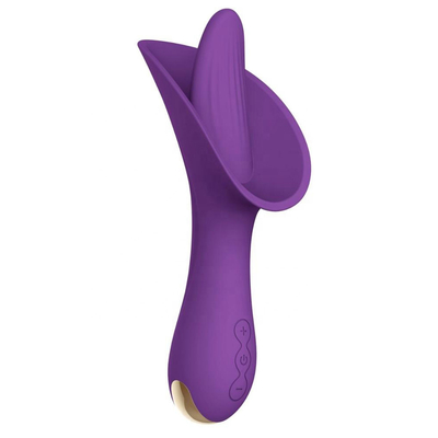 10 Geschwindigkeits-ruhige Silikon-Zunge, die Vibrator-Erwachsen-Clitoral Anregungs-Spielwaren leckt