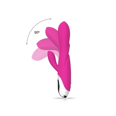 80 Minute-doppelter Kaninchen-Vibrator Dildo mit Clit-Vibrator-Liebe Toy For Lady 213*64*38mm