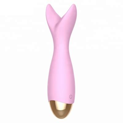 Delphin FDA-Silikon-73g formte Dildo mit Clit-Massager-Frauen-Sex-Spielzeug