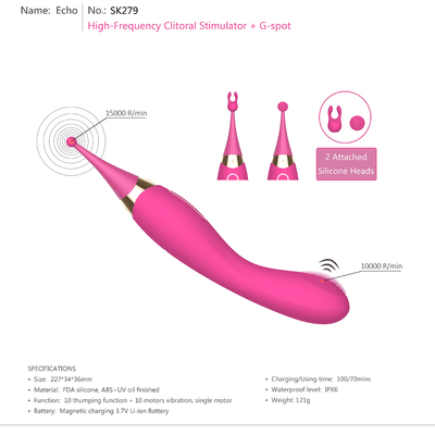 Stellen-Vibrator-Sex-Spielzeug IPX6 weibliches Pen Adult Stimulation Vibrator Masturbation G