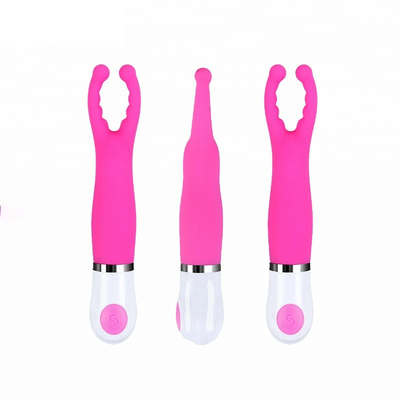 Weibliche Spielwaren des Großhandelsanfängervibratorsilikonhäschens