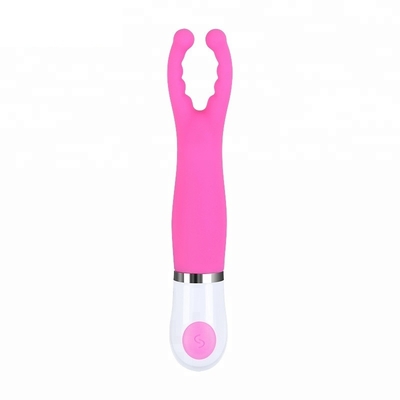 Leistungsfähiger Vibrator erwachsenen Sexspielzeug Großhandelssilikon Dildo für Frauenstab