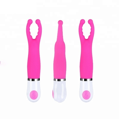 Leistungsfähiger Vibrator erwachsenen Sexspielzeug Großhandelssilikon Dildo für Frauenstab