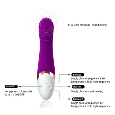 Elektrischer Körper-Heizungs-Vibrator Großhandelsmassager-erwachsenes Sexspielzeug