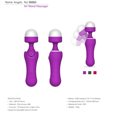 Justierbarer erwachsener Hauptfrauen Pussy-Vibrator des Sexspielzeug-IPX5 für Lust