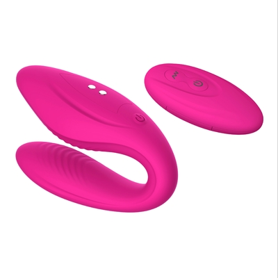 C formen tragbaren Vibrator G-Stellen-Vibrator-Sex-Toy Wireless Remote Control Coupless Clit