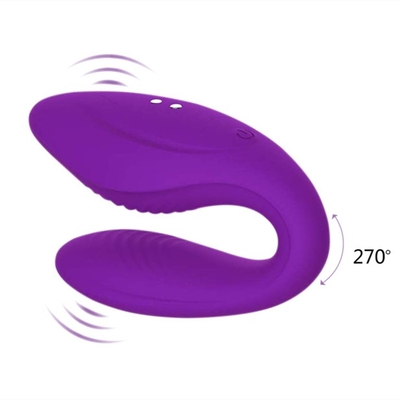 C formen tragbaren Vibrator G-Stellen-Vibrator-Sex-Toy Wireless Remote Control Coupless Clit