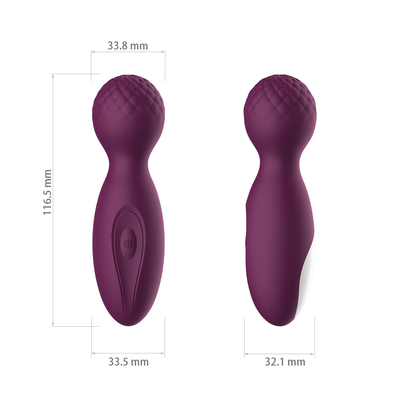 12 Funktions-Satin-Silikon G-Stellen-Vibrator-Sex Toy Mini Wand Massager der Geschwindigkeits-10