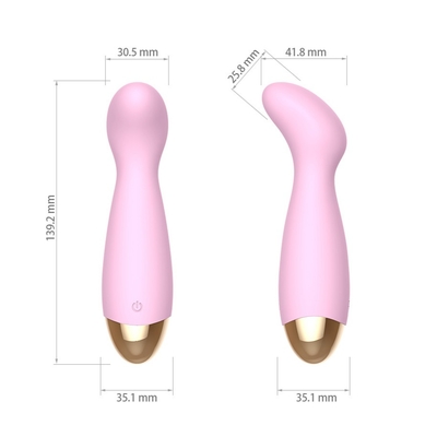 139.2mm wieder aufladbares magisches Stab Massager-Silikon-Kaninchen-Vibrator-Sex-Spielzeug