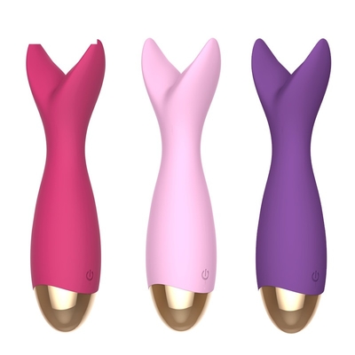 Wieder aufladbarer Clit Vibrator Y ODM USB formte Vibrator-elektrischen Stab Massager