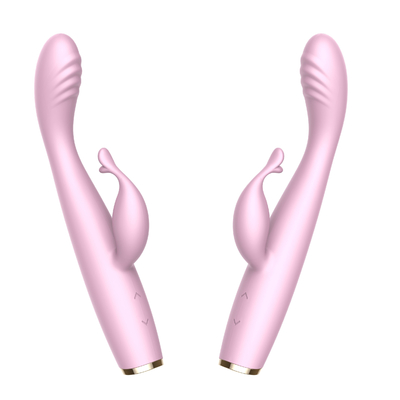 Drahtloser G-Stellen-weicher analer Vibrator-weiblicher Doppelbewegungsstiller Kaninchen-Vibrator