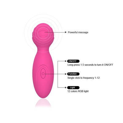 34.5mm Silikon Handelsstab Massager-Mini Electric Sex Wand Vibrator-Stab Massager