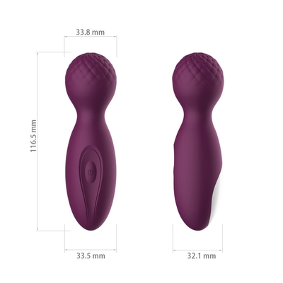 FDA-Silikon-rotes 4 Zoll Dildo-Körper-Stab Massager-Rosa drahtloser hinterer Massager IPX6