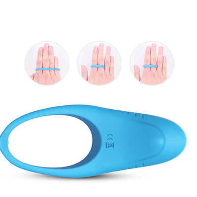 Flexible des Vibrator-3.7V Penis-Vibrator-Verzögerungs-Ejakulation Hahn-des Ring-IPX7 für Mann