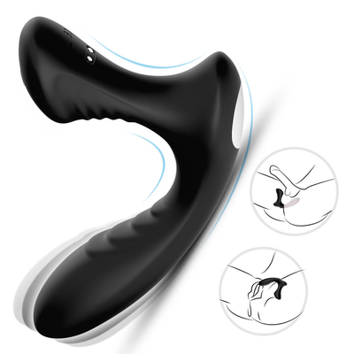 Männlicher Orgasmus-übergibt elektrischer Prostatamassager freien analen Kolben-Vibrator Masturbator