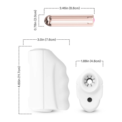 Anschlag-Penis-Übungs-Mann-Masterbator-Schale handgemacht mit magnetischer Kugel nach innen