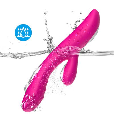 Hochfrequenzgeschwindigkeits-Kaninchen-Clitoral Anreger G-Stellen-Heizung Dildo USB wieder aufladbar