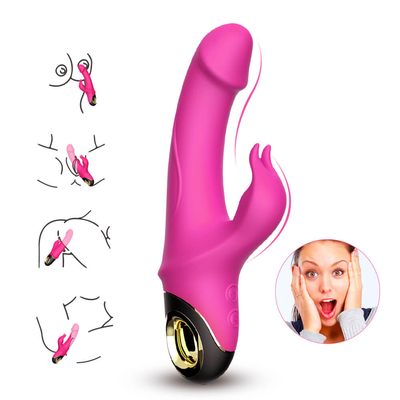 Überraschende Erwachsener G-Stellen-Kaninchen-Vibrator-Frauen Vaginal Clitoris Stimulator Sex Toy