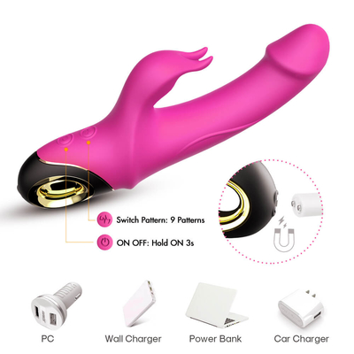 Überraschende Erwachsener G-Stellen-Kaninchen-Vibrator-Frauen Vaginal Clitoris Stimulator Sex Toy