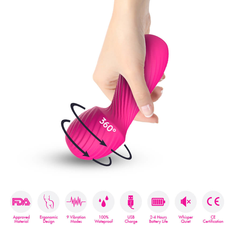 Stabs-Vibrator USBs Mini Portables Handels wieder aufladbarer weiblicher Clitoral Nippel-Orgasmus
