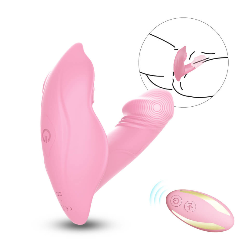 Fernsteuerungsschlüpfer-tragbarer Silikon G-Stellen-Vibrator, Dildo-Vibrator-Sex-Spielzeug