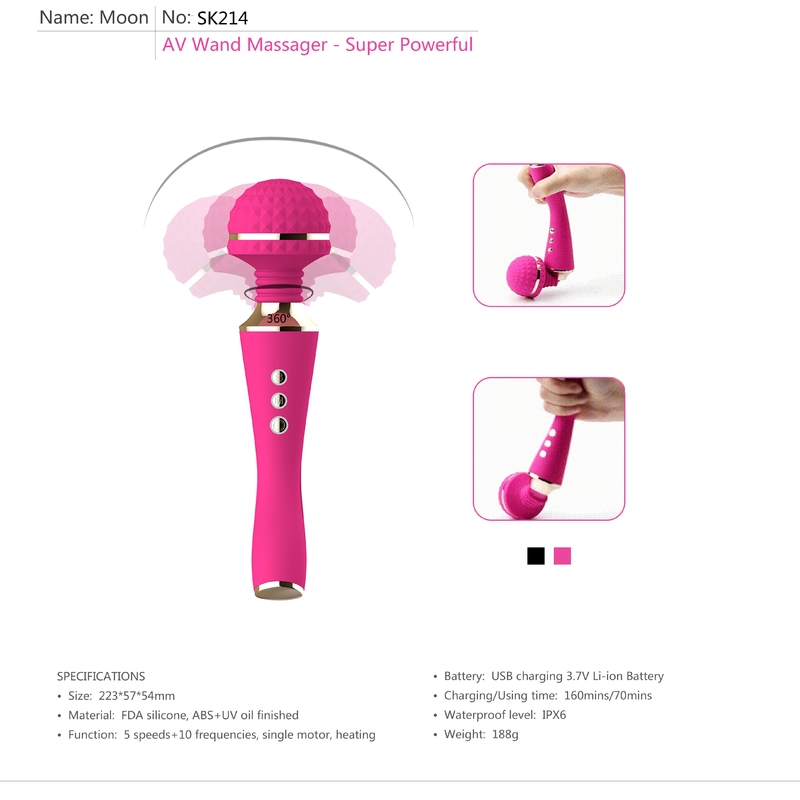 223mm Radioapparat vibrierendes Dildo Handelsmagisches Stabs-Sexspielzeug für Clitoral Anregung