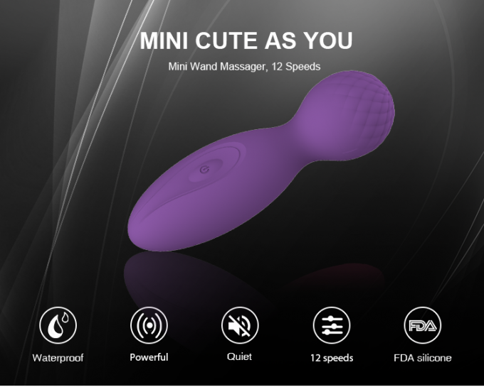 10 Funktions-Satin-Silikon G-Vibe-Körperstabsminiliebesausgaben-Körper Massager