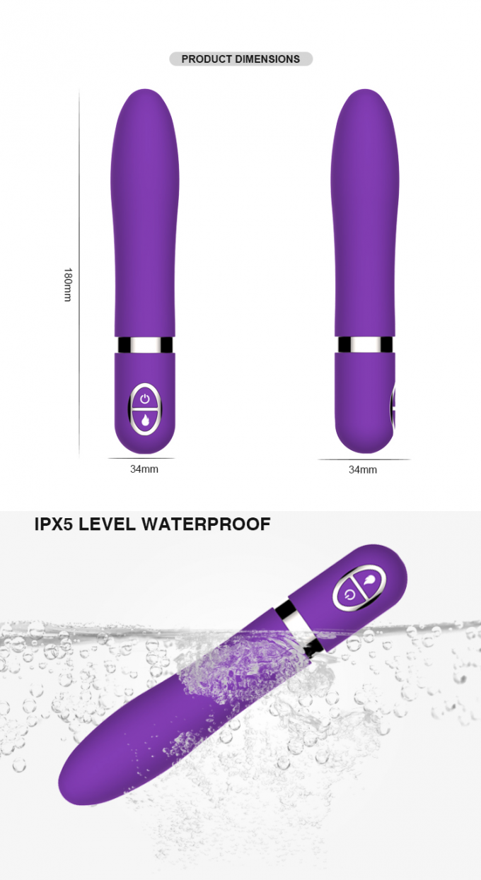 Heißer Verkauf 10 Frequenz-einzelne Motordildo G-spootvibrator Handelsstabs-Sexspielzeug-erwachsene Frauen-Männer