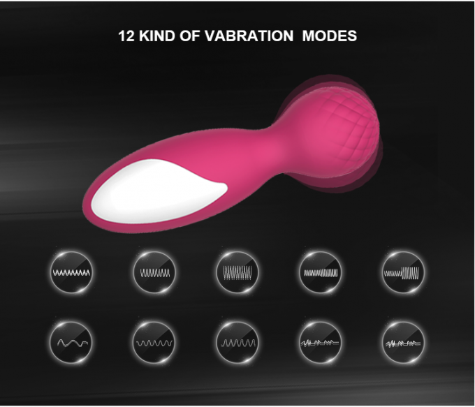 10 Funktions-Satin-Silikon G-Vibe-Körperstabsminiliebesausgaben-Körper Massager